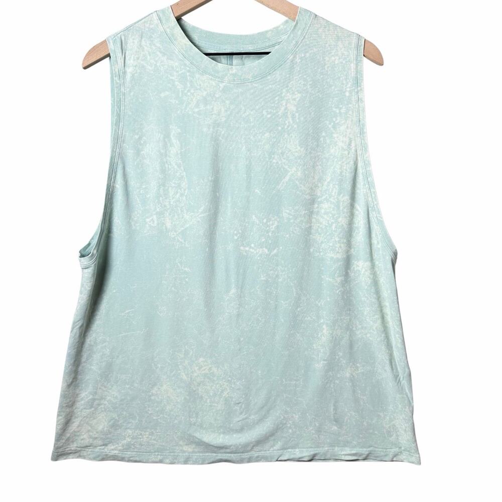 Lululemon All Yours Muscle Tank in Cloudy Wash Arctic Green Womens
